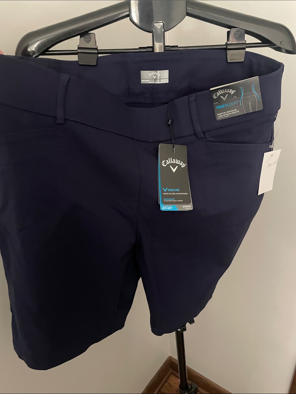 Callaway Women's Navy Performance Golf Shorts with TruComfort